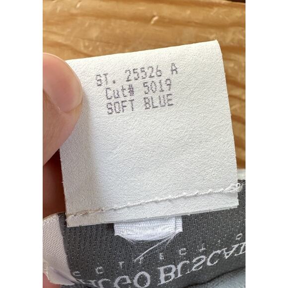 NWT Vintage Hugo Buscati Sleeveless Velour Floral Dress Size XL Women’s Blue - Picture 5 of 8